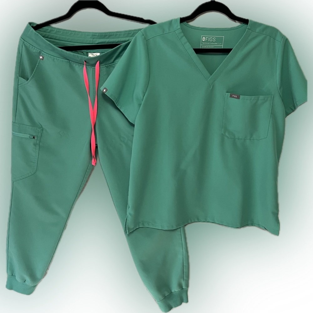 Surgical Green Figs set -Size Large/Petite